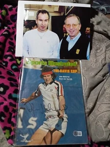 JOHN McENROE signed 1978 Sports Illustrated magazine Autographed Beckett BCA - Picture 1 of 4