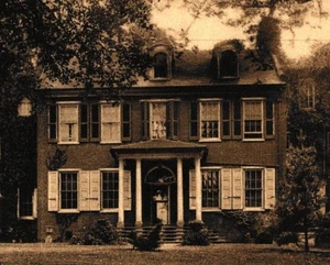 "Wheatland" Case di Pres. James Buchanan, Lancaster, PA., cartolina di lino - Foto 1 di 3