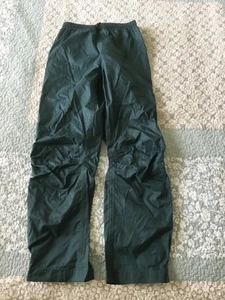 Pantalones de lluvia verdes de nailon recubiertos de poliuretano resistentes de montaña pequeños para hombre senderismo - Imagen 1 de 7