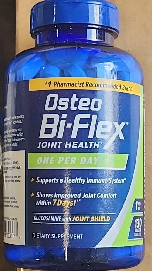 Suplemento para la salud articular de glucosamina uno por día Osteo Bi-Flex 130ct EXP 8/2027 Foto 1 de 1