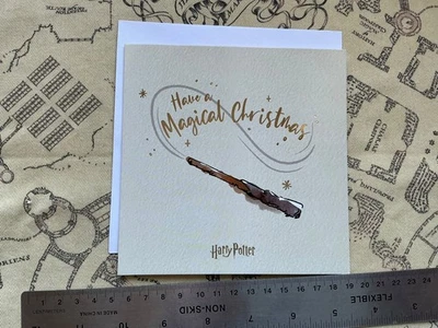 `WARNER BROS. ENTERTAINMENT Harry Potter wand Christmas Card - Warner Brothers - Official
