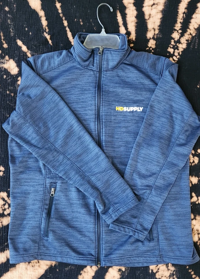 Blue Ladies Port Authority HD Supply Employee Zip Up Jacket Womens XXL Blue - Image 1 of 4