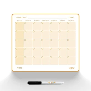 Tracker - Magnetic Fridge Calendar Whiteboard - Monthly Refrigerator Planner ... - Picture 1 of 8