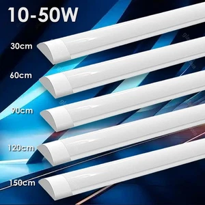 Tubos LED de 30-150 cm Lámpara de habitación húmeda Lámpara de techo Taller Garaje Oficina Lámpara - Imagen 1 de 21