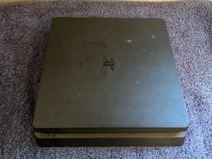 Sony PlayStation 4 Slim 1TB Console - Jet Black 12.50 Firmware Console Only - Picture 1 of 13