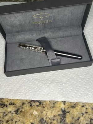 Parker сонет 18k тонкий новый в коробке перьевая ручка с коробкой - Изображение 1 из 4