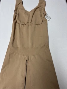 Women’s Full Shapewear Size XL/XXL Beige Shorts Tummy Chest Shaper - Picture 1 of 8