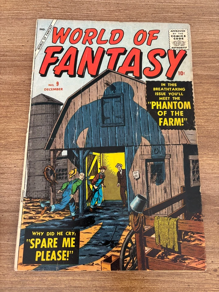 World Of Fantasy # 9 FN Atlas Pre-Marvel Comic Book Silver Age 12 J348 - Image 1 of 2