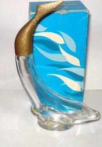 VINTAGE AVON DOLPHIN MINIATURE "CHARISMA' Cologne 1.5 OZ. EMPTY - Picture 1 of 3