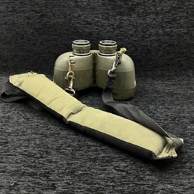 Vintage 1955 Military Steiner Binoculars Hunting Rare Old Green 22M Army Germany - Image 1 of 4