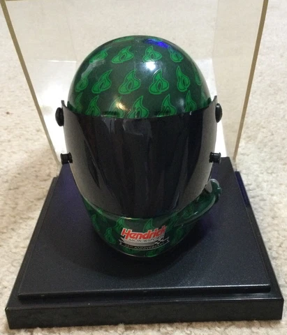AMP Mini Helmet Green Hendrick Motorsports 25th Anniversary Dale Jr. #88 Cover
