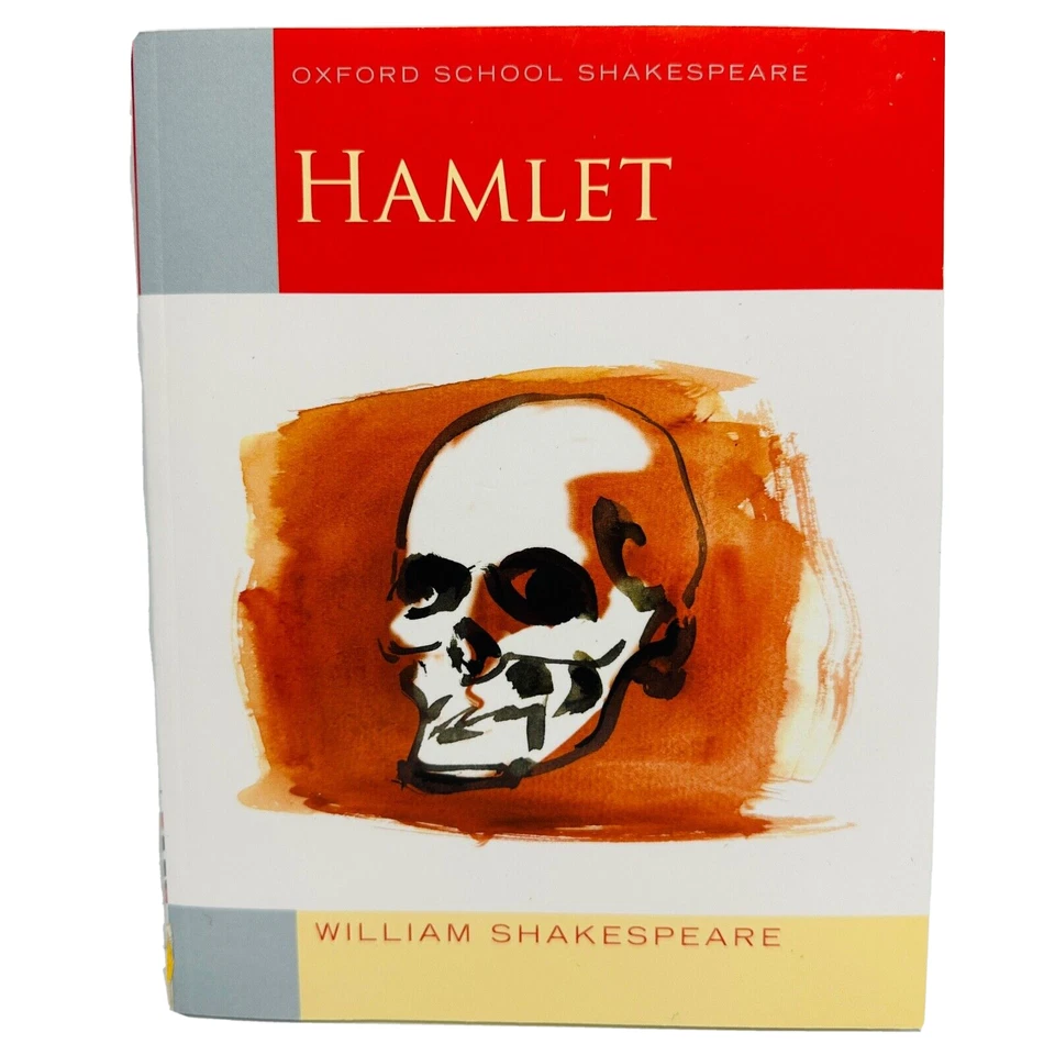 Hamlet By William Shakespeare Paperback Book Oxford School Illustrated Drama - image 1 of 4