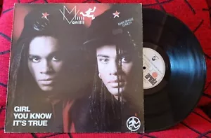 MILLI VANILLI ** Girl You Know It's True ** ORIGINAL 1988 SPAIN 12" Single - Picture 1 of 4