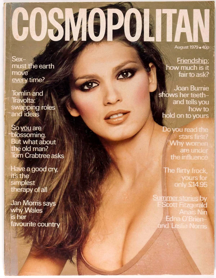 GIA CARANGI John Travolta LAURA ASHLEY Cosmopolitan 1979 Lily Tomlin MONTANA vtg - Image 1 of 4