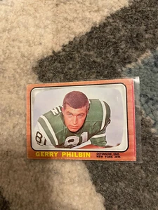GERRY PHILBIN 1966 Vintage Card Topps #98 NEW YORK JETS Legend EX - Bild 1 von 2
