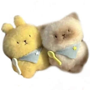 2 sztuki Ręcznie robiona torba królików Wisiorek Niedźwiedź Brelok Charm Stylowa torba Ornament - Zdjęcie 1 z 8
