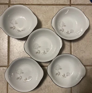 Noritake China Rosay 6216 LUGGED CEREAL BOWL Set Of 5 - Picture 1 of 5