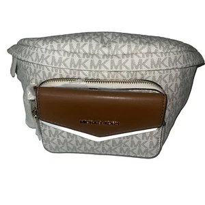 Michael Kors Women Maisie 2 In 1 Waistpack Fanny pack Belt Bag -Vanilla - Picture 1 of 6