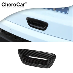 Tailgate Rear Trunk Handle Cover Trim Shell For 2017+ Jeep Compass Carbon Fiber - Picture 1 of 8