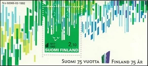 Birch Forest Finland Independence 75 Years Finland Mint MNH Sheet 1992 - Picture 1 of 1