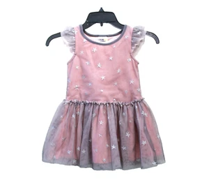 Vestido Genuino Niños Oshkosh Manga Volantes Estrella Brillante Tul Línea A Talla 3T Nuevo con Etiquetas - Imagen 1 de 5