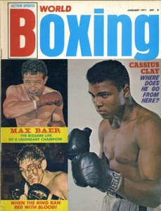 CASSIUS CLAY :Where Does He Go From Here World Boxing Magazine January 1971 - Picture 1 of 1