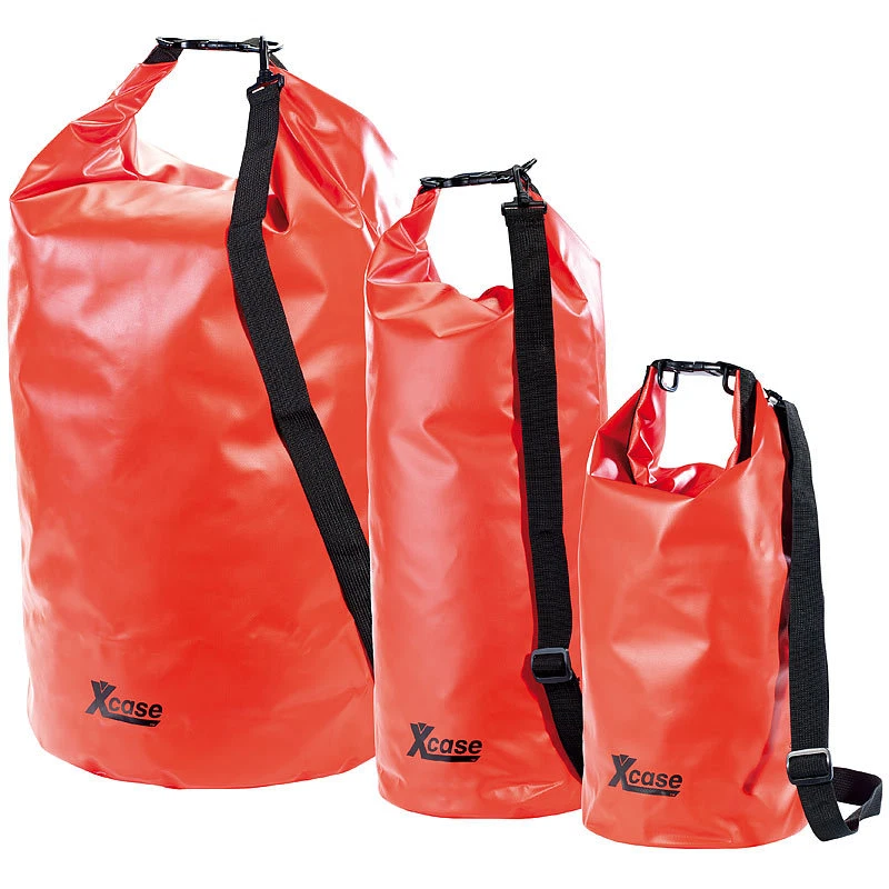 Xcase wasserdichter Packsack 70 Liter rot