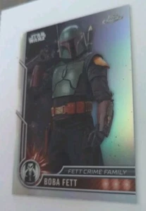 Boba Fett, Topps Chrome, Fett Crime Away, Refractor, #89, Crime Family, Card - Bild 1 von 4