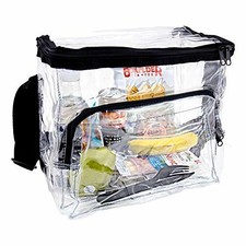 insulated clear lunch bags