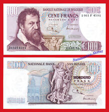 BELGICA BELGIUM 100 Francs francos 1974 Pick 134b  SC / UNC