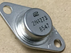 (1 PC) STC  2N4273  Bipolar NPN Transistor Hermetically Sealed TO66 Metal PKG - Picture 1 of 3