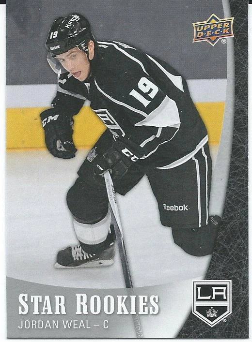 2015-16 UD NHL Stars Rookies JORDAN WEAL #24 Rookie Los Angeles Kings - Image 1 of 1