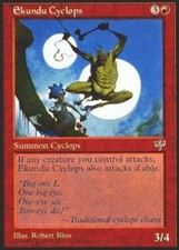 Ekundu Cyclops X4 (Mirage) MTG (NM) *CCGHouse* Magic