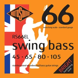 RS66EL Swing Bass 66 Stainless Steel Roundwound Extra Long Scale Bass Strings - Picture 1 of 1