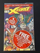 X-Force #1 Marvel 1991 Polybag Deadpool Rookie Card Rob Liefeld