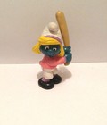 PUFFO PUFFI SMURF SMURFS 2.0186 BASEBALL SMURFETTE 1A OTTIMO RARA