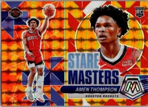 Amen Thompson 2023-24 Panini Mosaic Mosaic /10 RC Stare Masters #19 - Picture 1 of 2