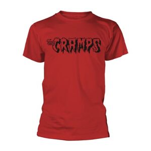 The Cramps: Logo offizielles T-Shirt (ROT), schwarzes Logo: Luxus, 