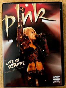P!NK (Pink) : Live in Europe (DVD 2004 Explicit) (VG) - Imagen 1 de 3