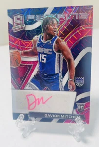 Davion Mitchell 2021-22 Panini Spectra Pink Mojo Prizm Aspiring Rookie Auto /25 - Picture 1 of 2