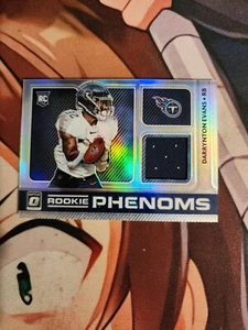 Donruss Optic Football Darrynton Evans 2020 Rookie Phenoms parche plateado Titans  - Imagen 1 de 2