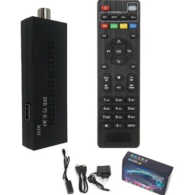 DVB-T2 Kabel-Receiver Full HD HEVC USB HDMI TV-Tuner PVR - Bild 1 von 2