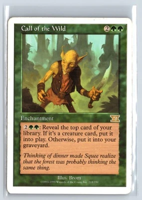(2X) Call of the Wild Sixth Edition Rare – MTG Magic the Gathering Card - Image 1 of 4