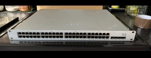 UNCLAIMED Cisco Meraki MS225 48LP L2 Switch - 370W PoE 4 × 10GbE - Photo 1/2