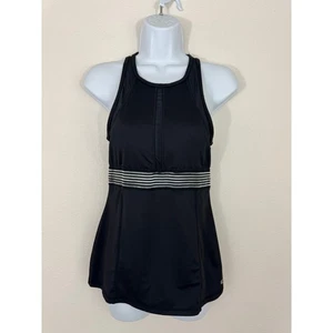 Kyodan Women’s Black Racerback Athletic Tank Top Striped Band P/S Small - Picture 1 of 10