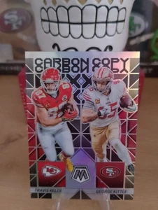 Mosaic Prizim Football 2023 Carbon Copy George Kittle Travis Kelce #CC-5 - Bild 1 von 2