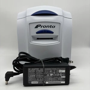 Magicard 3649-0001 Pronto einseitiger Ausweis Abzeichen Thermodrucker weiß EUc - Bild 1 von 9