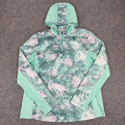 Camisa HUK Icon X Mossy Oak Fractura 1/4 Cremallera Manga Larga Mo Seafoam Mujer XL Foto 1 de 4