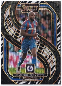 Panini Premier League Select 2024-25 Jean-Philippe Mateta Zebra Prizm SSP - Picture 1 of 2