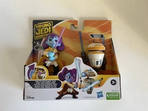 Figura Hasbro Star Wars Young Jedi Adventures Lys Solay VS Training Droid 4" - Imagen 1 de 9